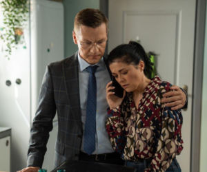 M jak miłość odc. 1893. Kinga (Katarzyna Cichopek), Piotrek (Marcin Mroczek)