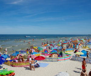 Parawany na plaży