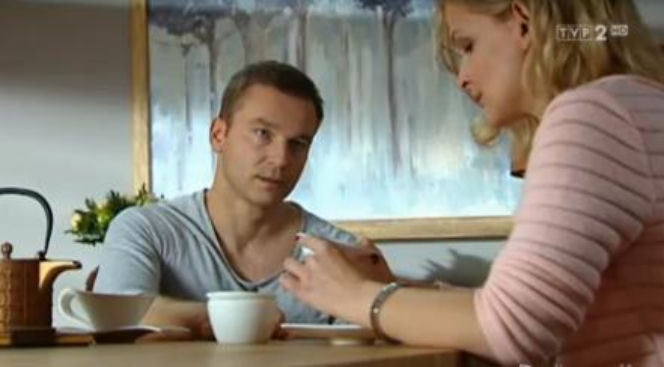 M jak MIŁOŚĆ odc. 981. Andrzej (Krystian Wieczorek), Marta (Dominika Ostałowska)