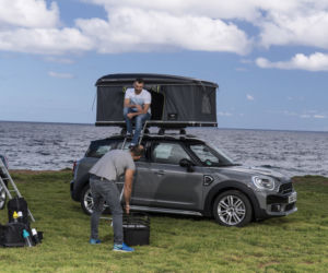 Mini Countryman z namiotem