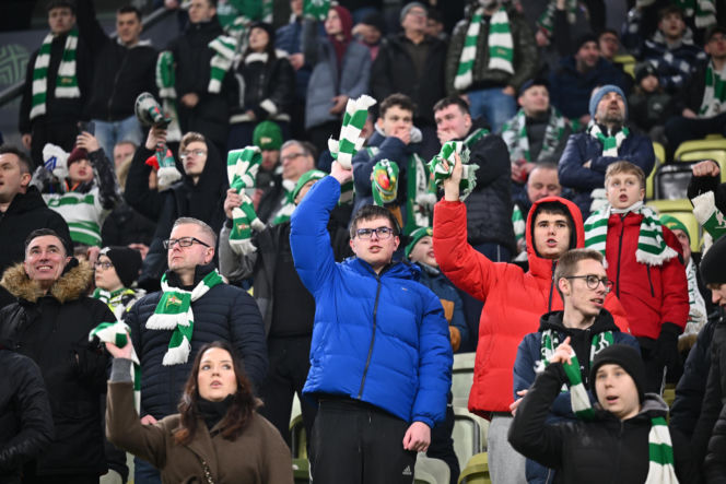 Lechia Gdańsk - Jagiellonia Białystok: Zdjęcia kibiców i zawodników z meczu 24. kolejki PKO BP Ekstraklasy