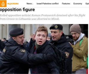 Media zagraniczne piszą o porwaniu samolotu przez Łukaszenkę 