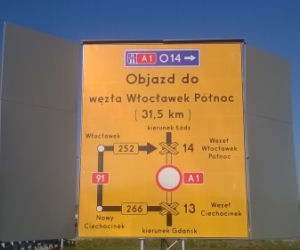 Nowe oznakowanie dróg ekspresowych