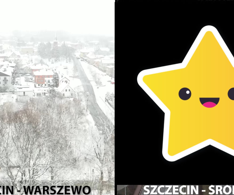 Ciekawe zjawisko atmosferyczne w Szczecinie 
