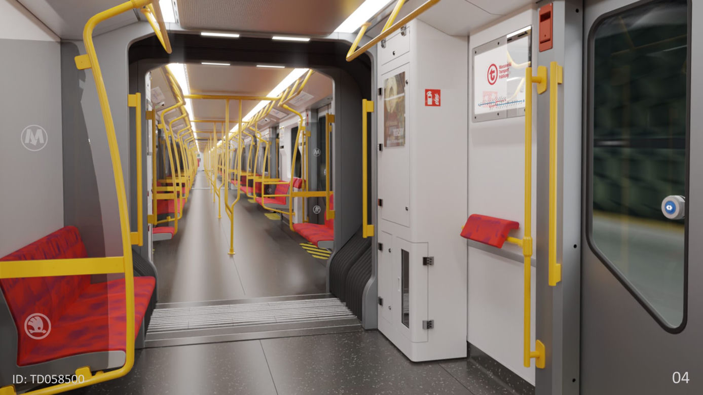 Tak będą wyglądać nowe pociągi metra