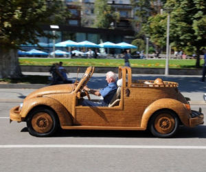 Drewniany Volkswagen Garbus