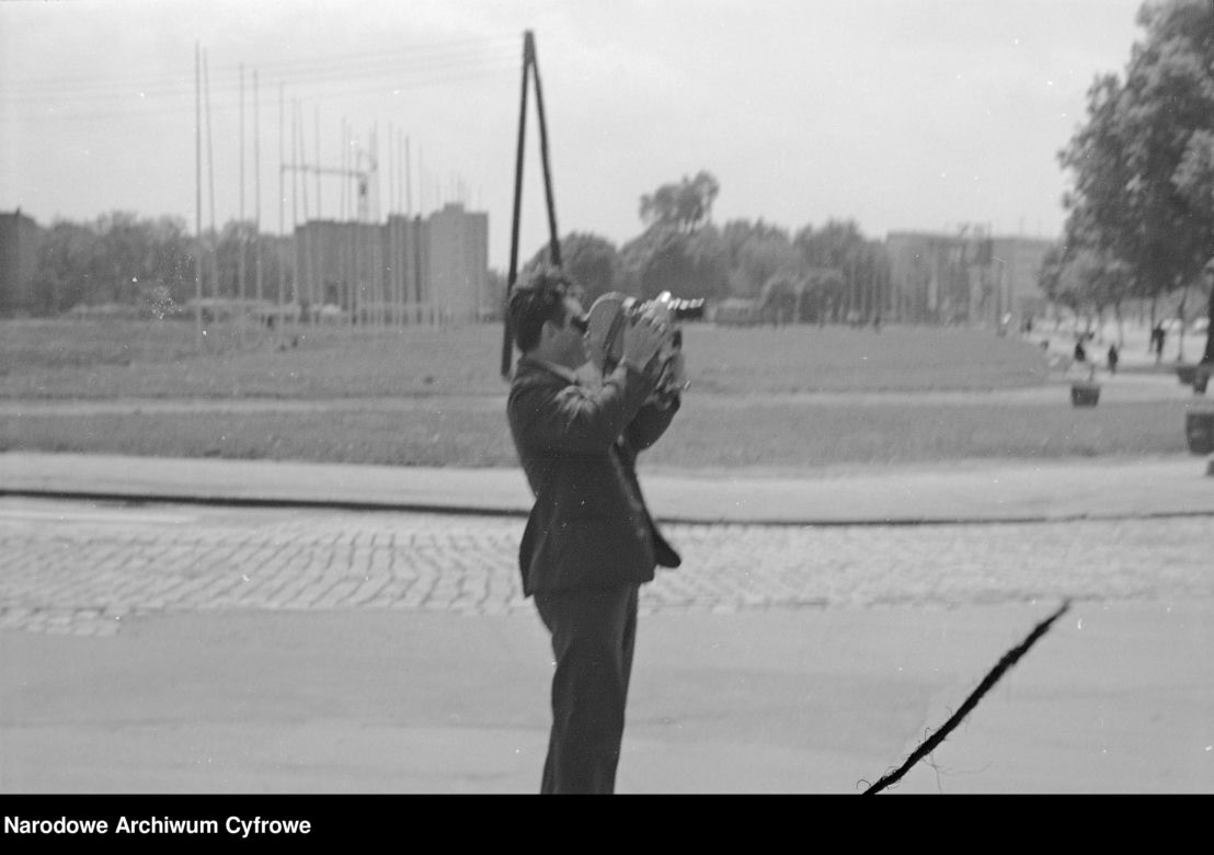 Skrzyżowanie al. Wyzwolenia i ul. Malczewskiego w Szczecinie w 1969 roku