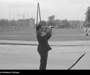 Skrzyżowanie al. Wyzwolenia i ul. Malczewskiego w Szczecinie w 1969 roku
