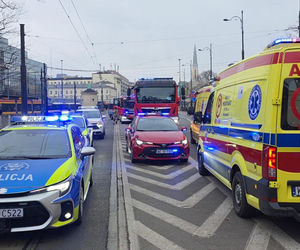 Zderzenie tramwajów i autobusu w Warszawie 18.11.2025