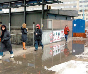 Najpierw powódź, potem szklanka
