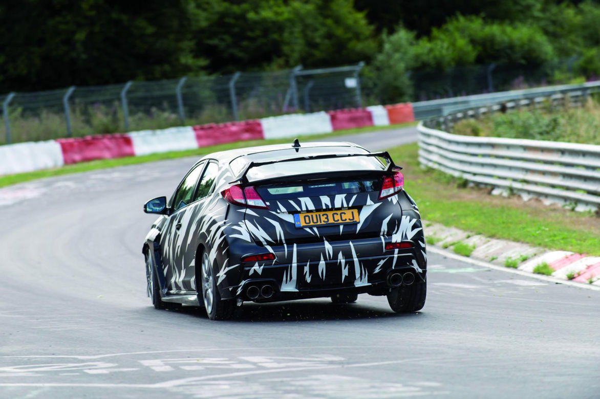 Nowa Honda Civic Type R na torze Nurburgring