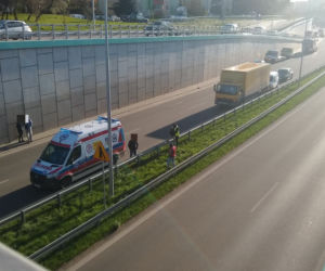 Wypadek na Trasie Niepodległości [20.11.2020]