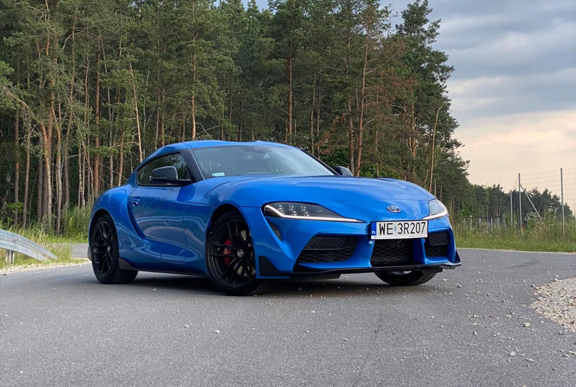 Karol Kłos i Toyota GR Supra Jarama Racetrack Edition