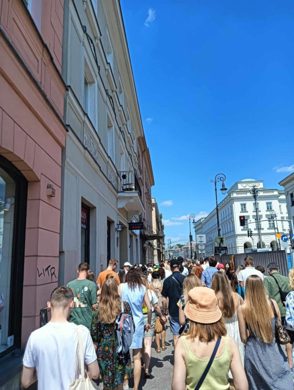 Kawowy ślad w centrum Warszawy