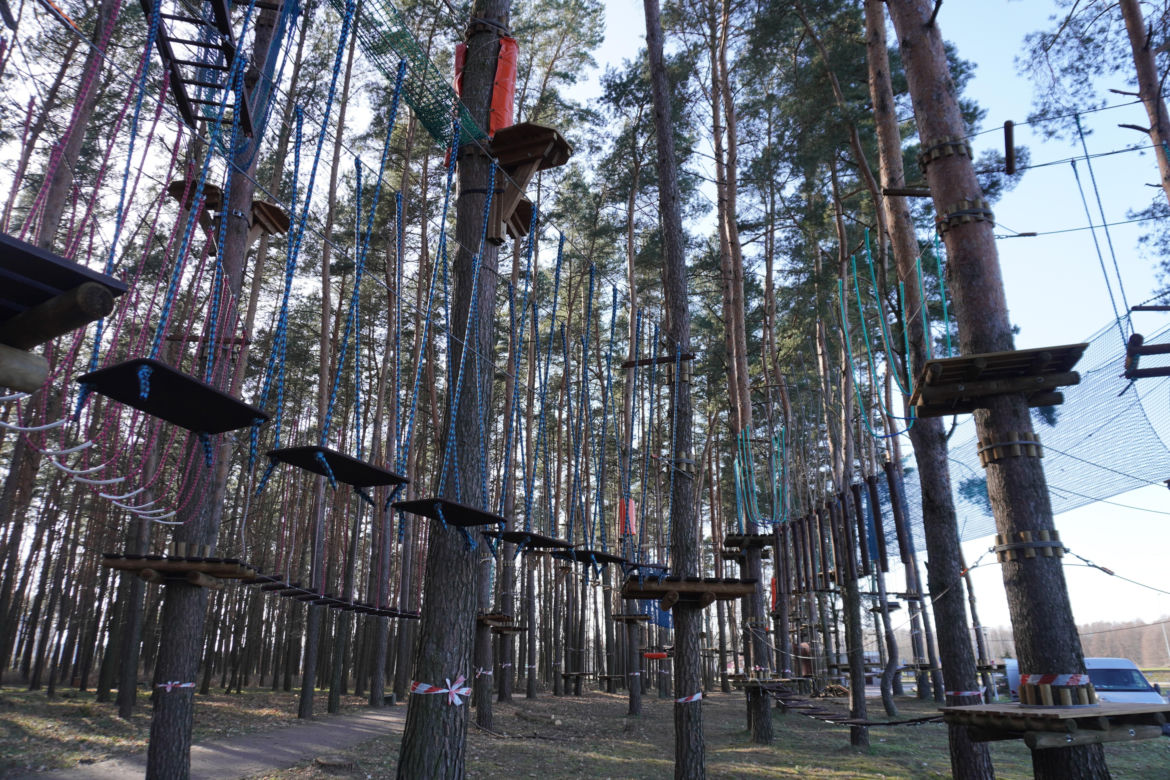 Powstaje park linowy w Białymstoku! To nowa inwestycja na plaży Dojlidy