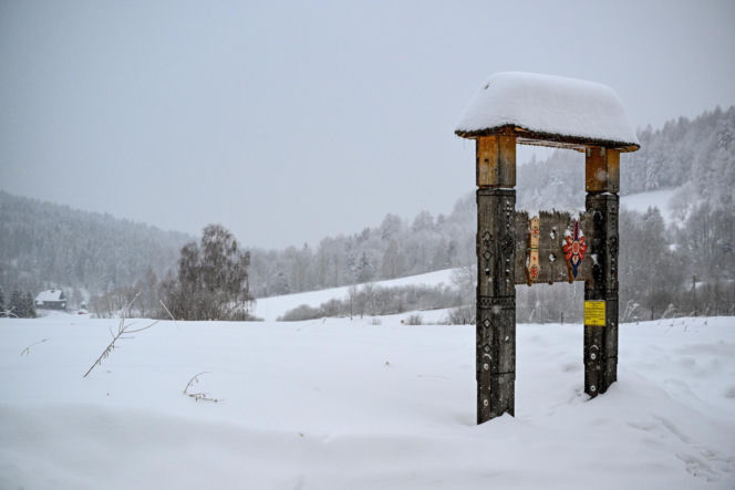 zima w Bieszczadach