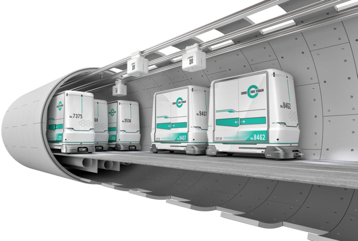 Szwajcarski transport pod ziemią "Cargo Sous Terrain"