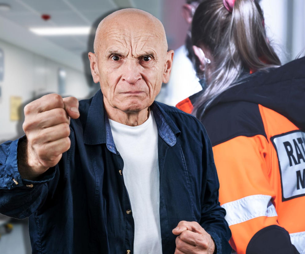 Powiedziała, żeby nie palił w szpitalu, 53-latek wpadł w szał. Uderzył ratowniczkę butelką w twarz!
