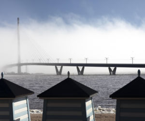 Most Kruunuvuorensilta w Helsinkach to dzieło  projektantów z biur Knight Architects (pod kierunkiem Toma Osborne’a) oraz inżynierów z WSP Finland