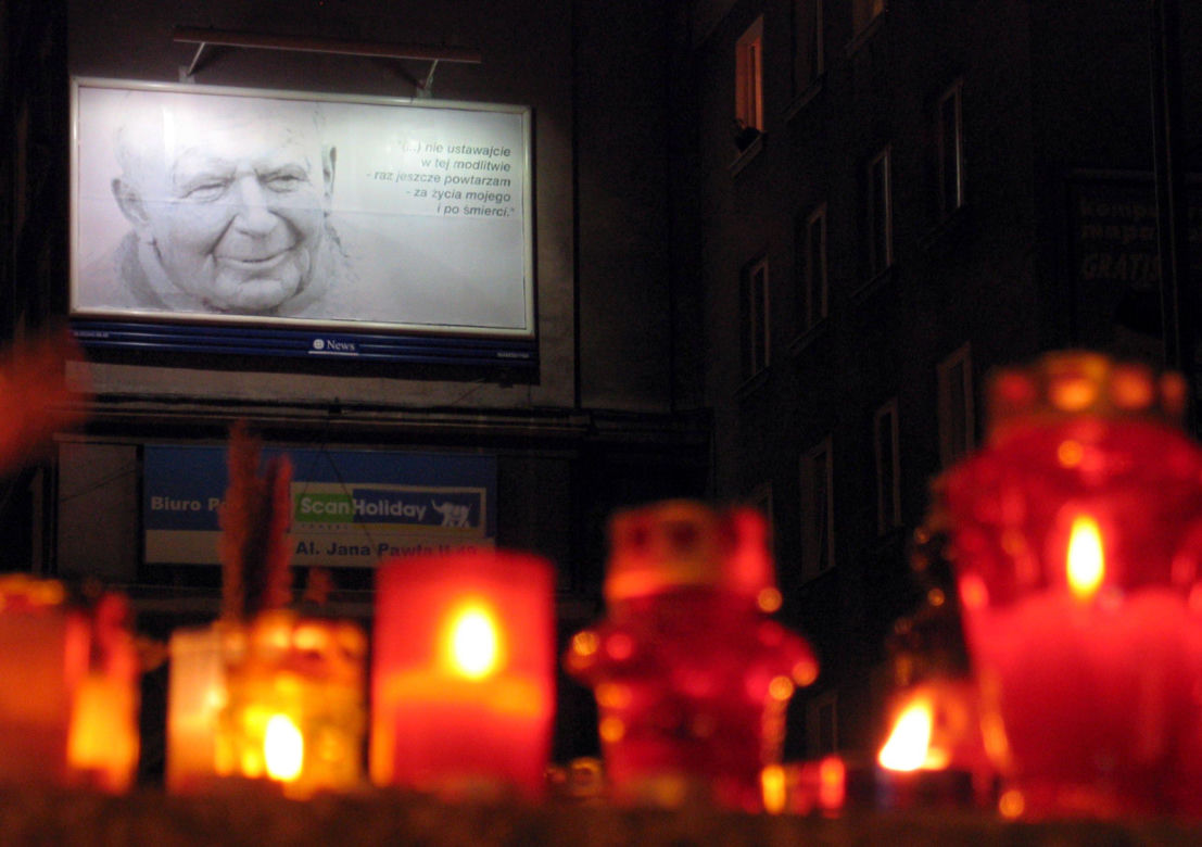 Bilboard na ulicy w Warszawie