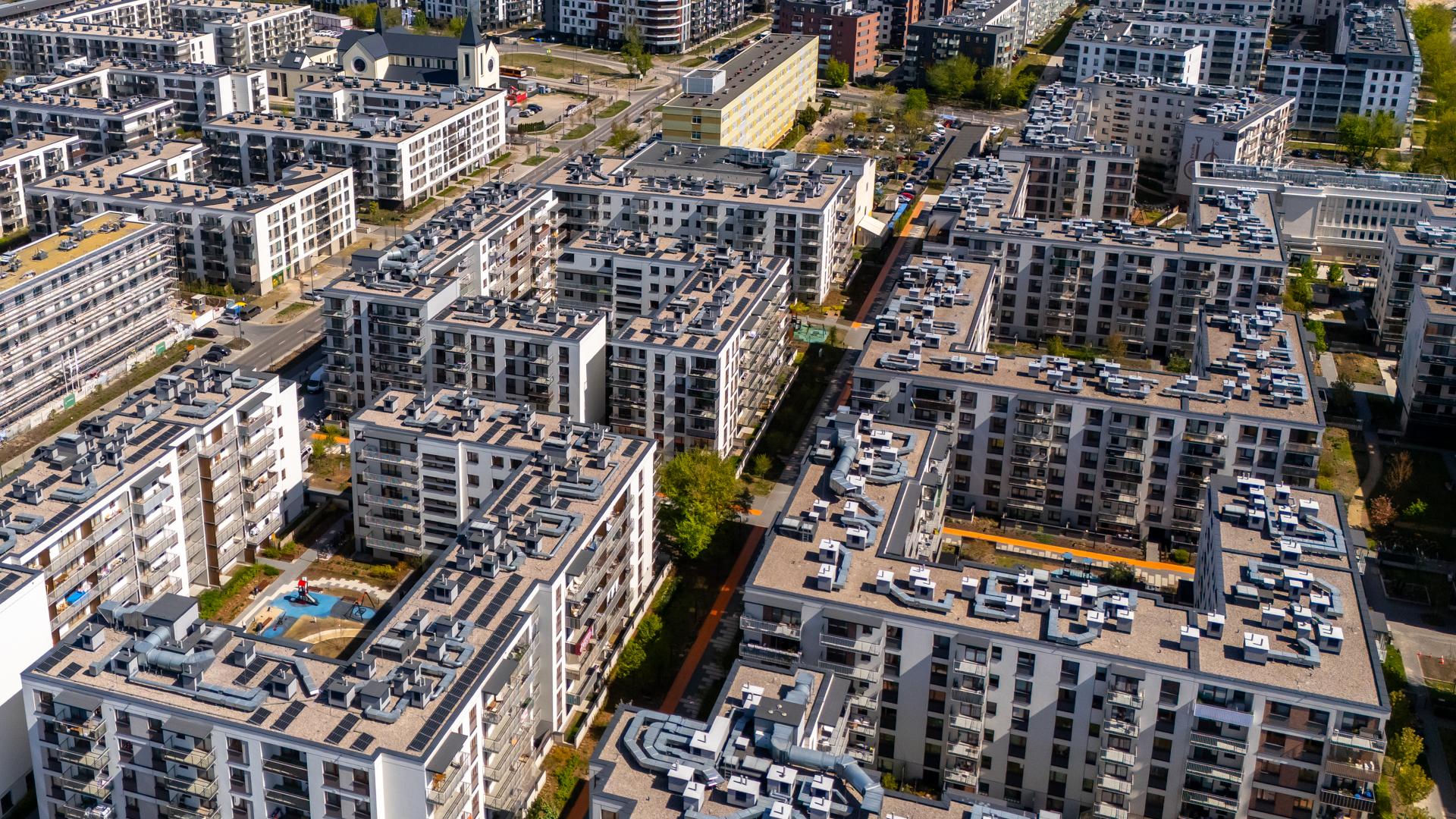 Nowe osiedla na Kamionku w Warszawie