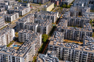 Nowe osiedla na Kamionku w Warszawie