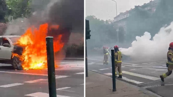 Pożar w centrum Krakowa! O krok od eksplozji. Miasto sparaliżowane