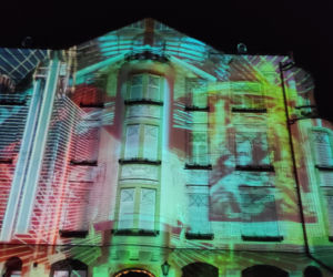 Historia Tarnowa opowiedziana światłem - mapping 3D na Placu Kazimierza