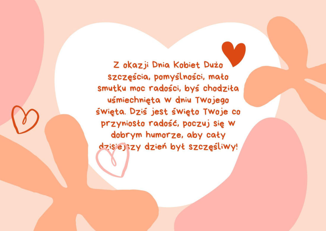 Fantastyczne kartki z życzeniami na DZIEŃ KOBIET. Duży wybór bezpłatnych obrazków na 8 marca [8.03.2025] Facebook, Messenger, WhatsApp