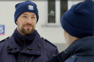Barwy szczęścia odc. 3379. Marcin Kodur (Oskar Stoczyński), Daria Michalak (Natalia Szczypka)