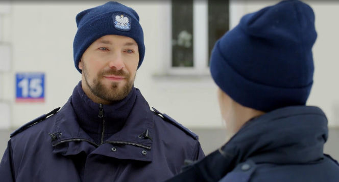 Barwy szczęścia odc. 3379. Marcin Kodur (Oskar Stoczyński), Daria Michalak (Natalia Szczypka)