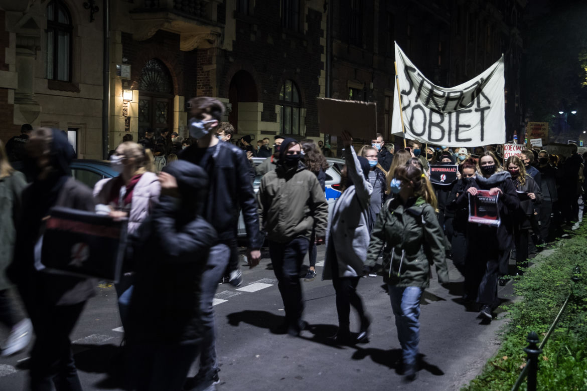 Strajk Kobiet. Wielotysięczny protest w Krakowie
