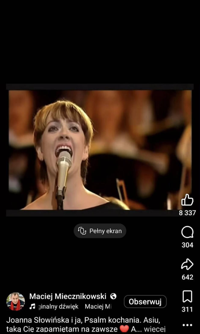 Nie żyje Joanna Słowińska
