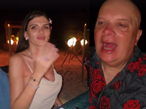 Skiba i młodsza żona znów to zrobili. Wszystko w rajskiej scenerii