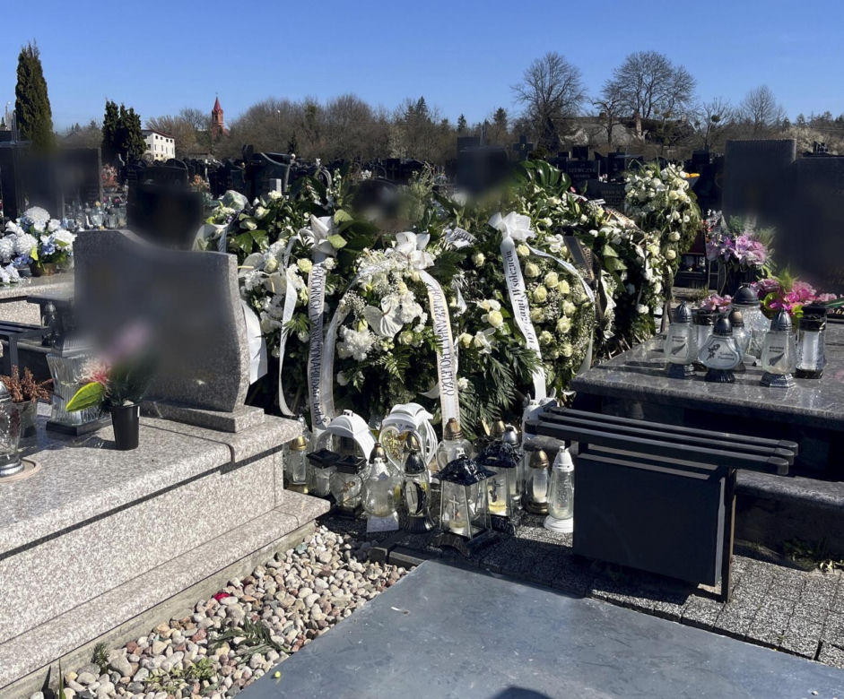 Grób 18-letniego Filipa, który zginął w tragicznym wypadku w Chełmie