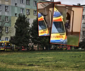 Makabra w Sanoku. Zabił matkę i zaatakował policjantów. Mamy zdjęcia z miejsca tragedii