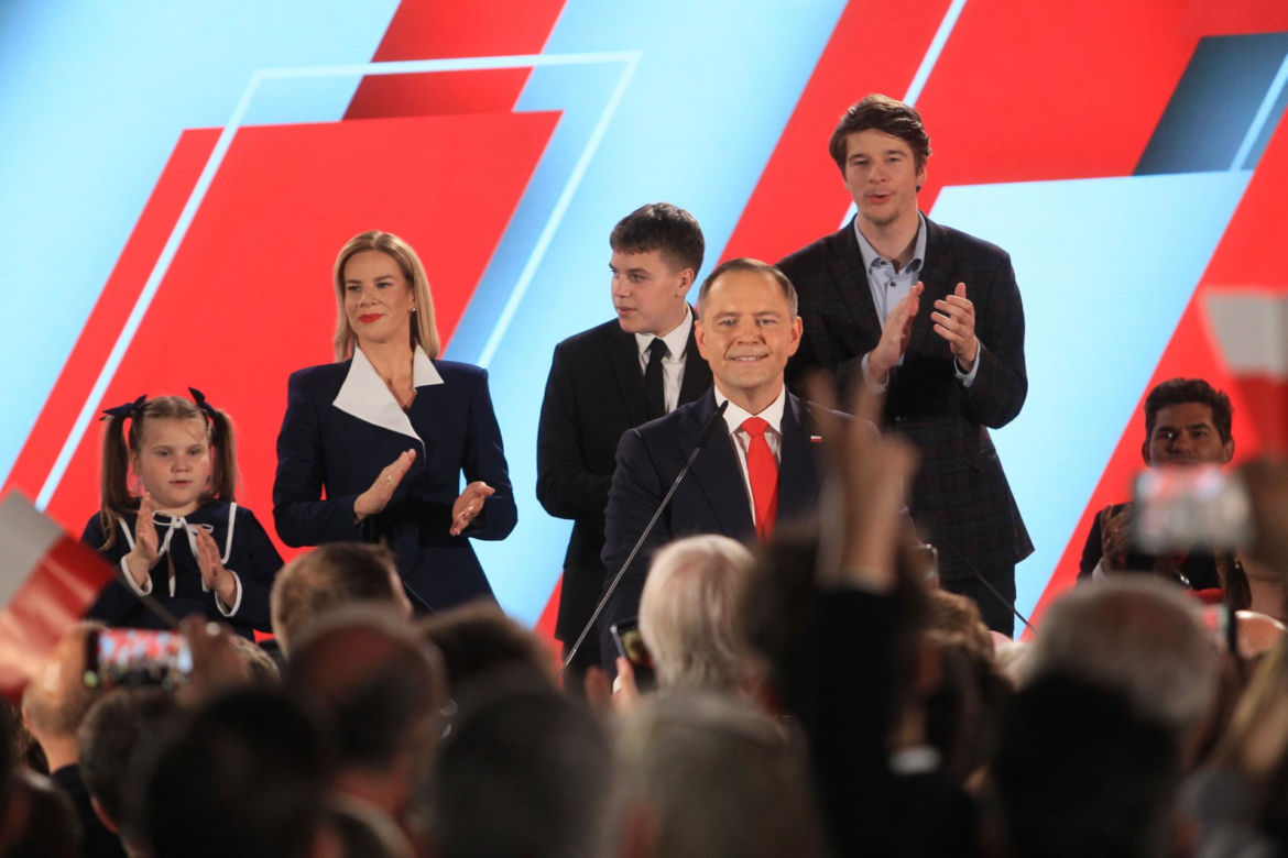 Tak córeczka Nawrockiego skradła show tacie! 