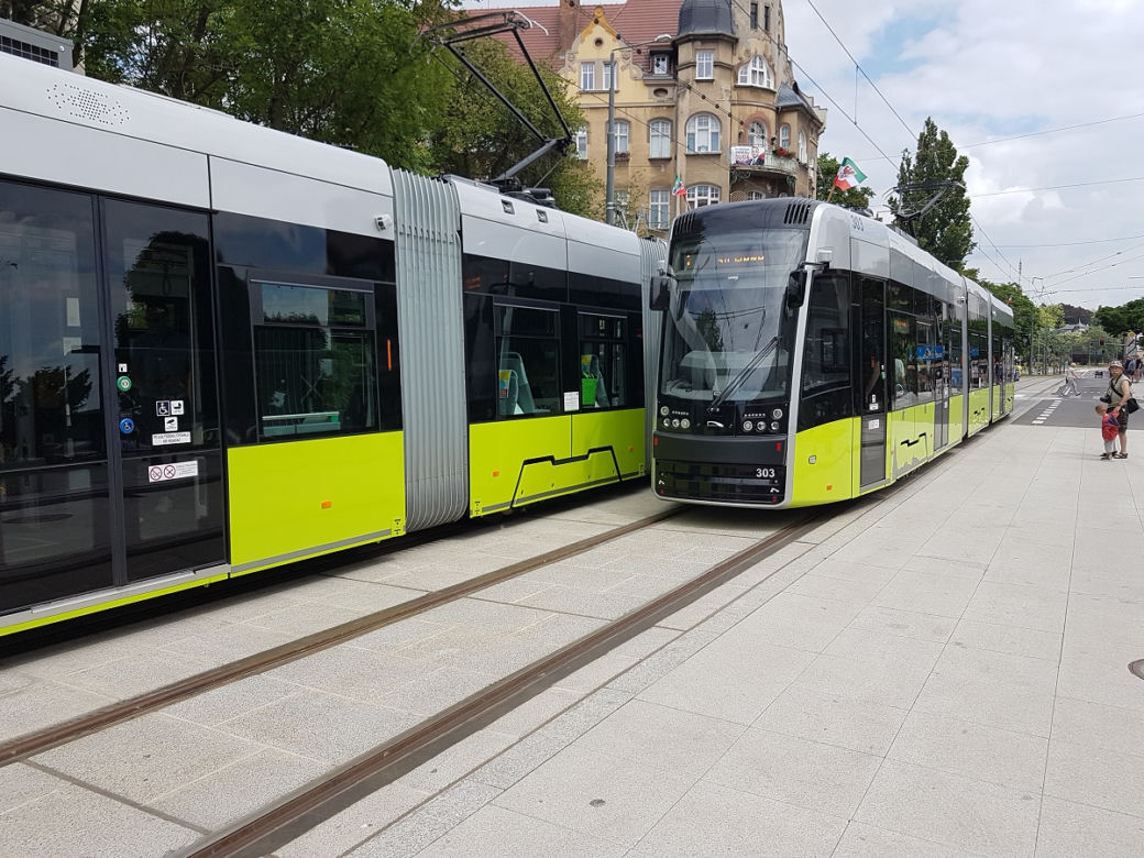 Tramwaje wróciły do Gorzowa. Było tłoczno. Czasami nawet za bardzo. 