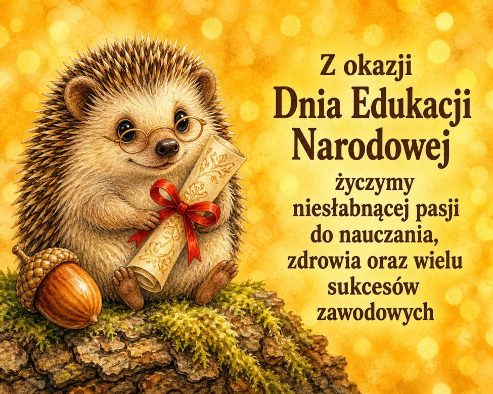 Kartka z życzeniami na Dzień Nauczyciela