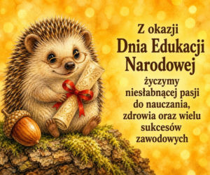 Kartka z życzeniami na Dzień Nauczyciela