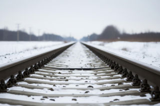 Brak szyny na torach Sławięcice - Rudziniec. Czy to mróz, czy coś gorszego?