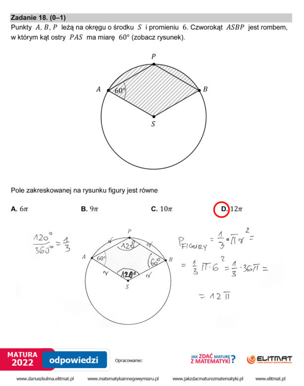  Matura 2022 matematyka. Odpowiedzi, pytania, arkusz CKE, zadania, rozwiązania [poziom podstawowy matematyka matura 5.05.2022]