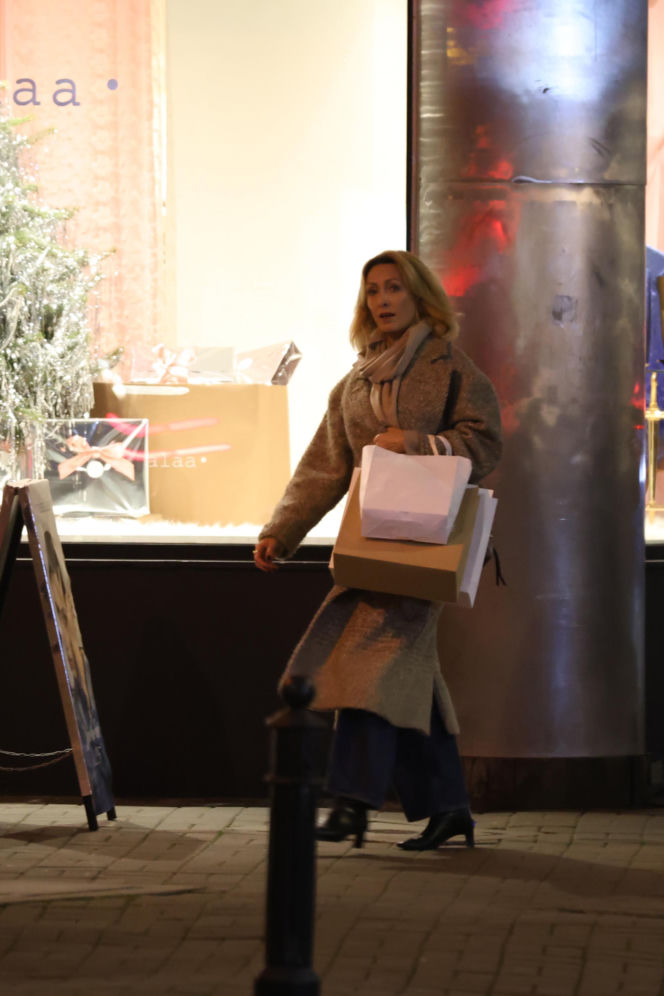 Anna Kalczyńska na zakupach