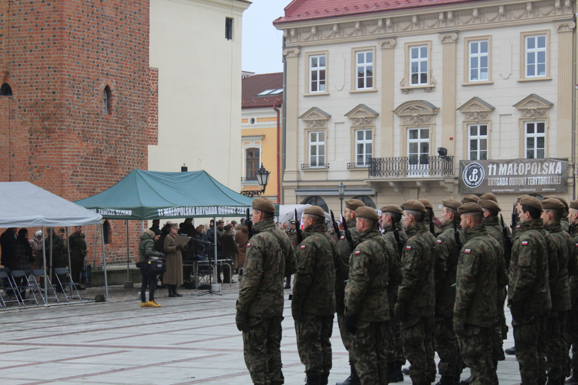 Przysięga wojskowa w Tarnowie