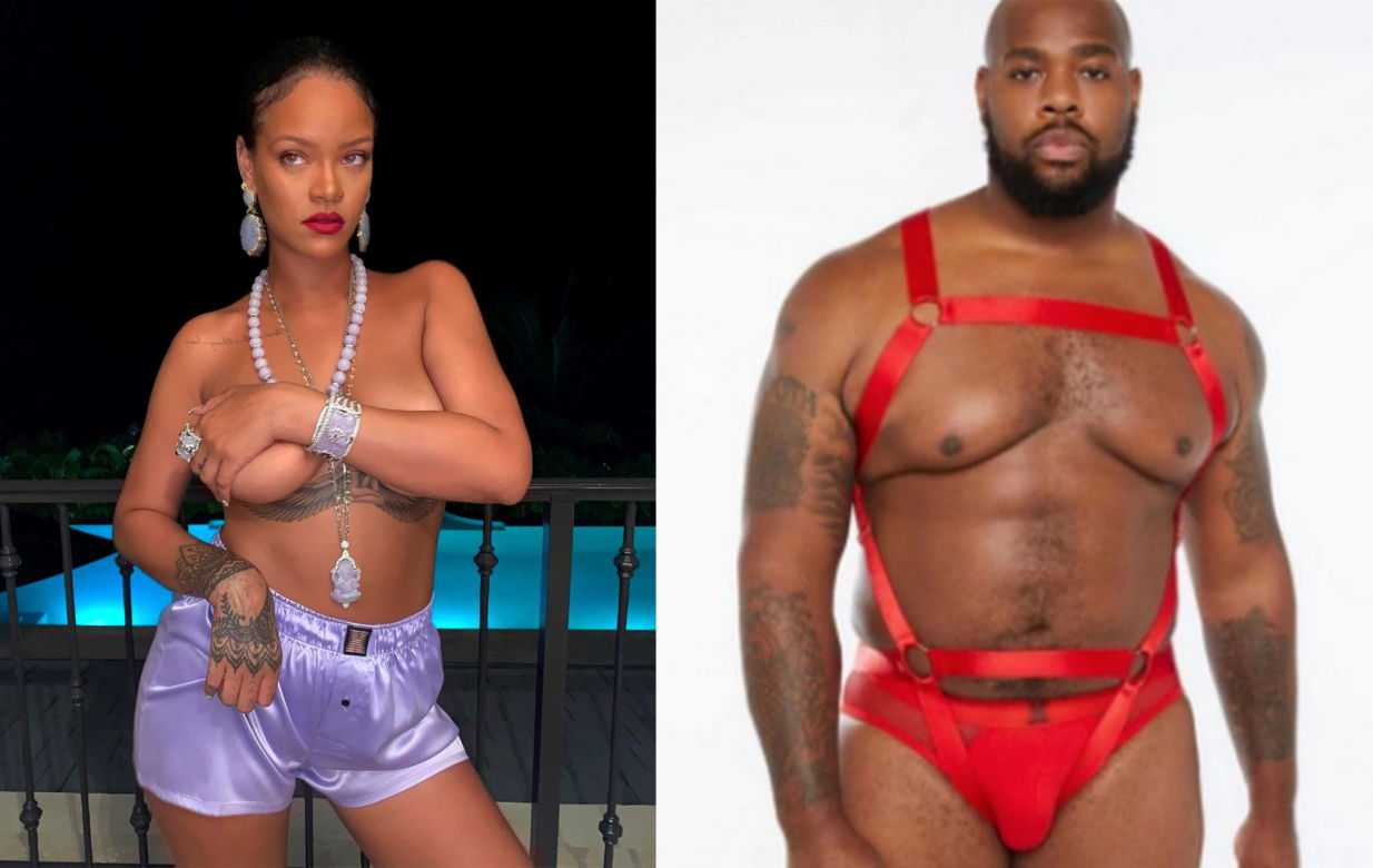 Rihanna robi bieliznę dla panów! Założyłbyś coś takiego?