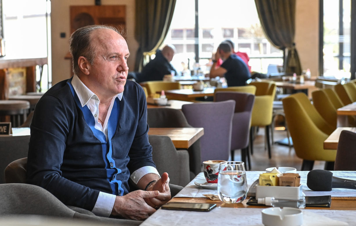 Dragomir Okuka gościł "Super Express" w swojej restauracji