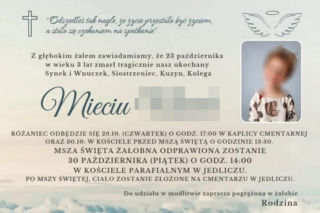 Pożegnanie Miecia. 3-latek zginął w wypadku