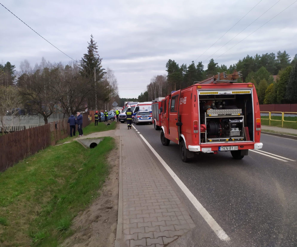 Wypadek pod Końskimi! Kompletnie pijany wjechał w ciężarówkę!