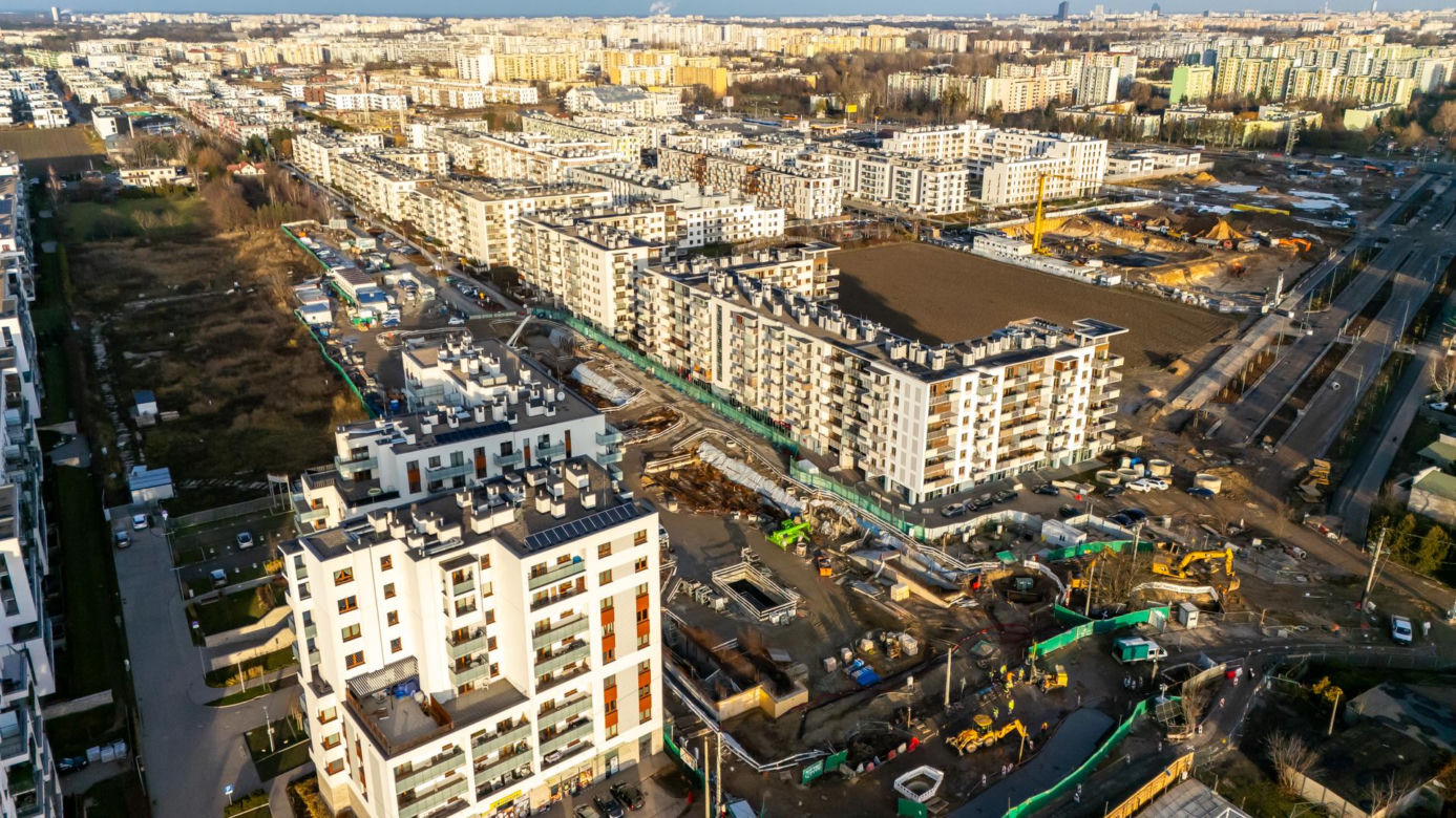Budowa stacji Chrzanów w grudniu 2024