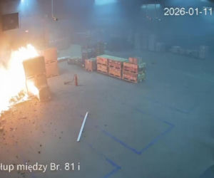 Tak wybuchł pożar, który pochłonął milion złotych